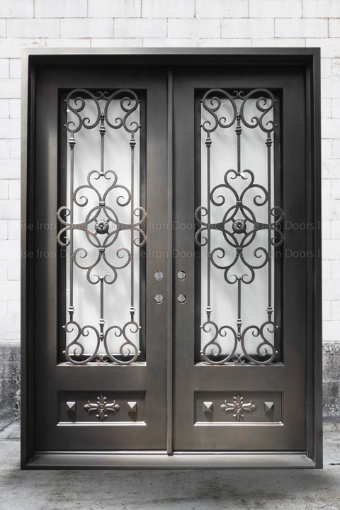 Amber Entry Iron Door