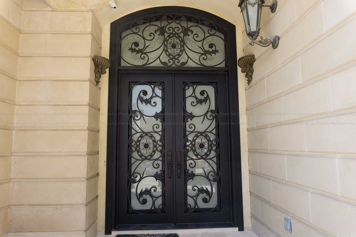 Ornate Veroia Wrought Iron Doors
