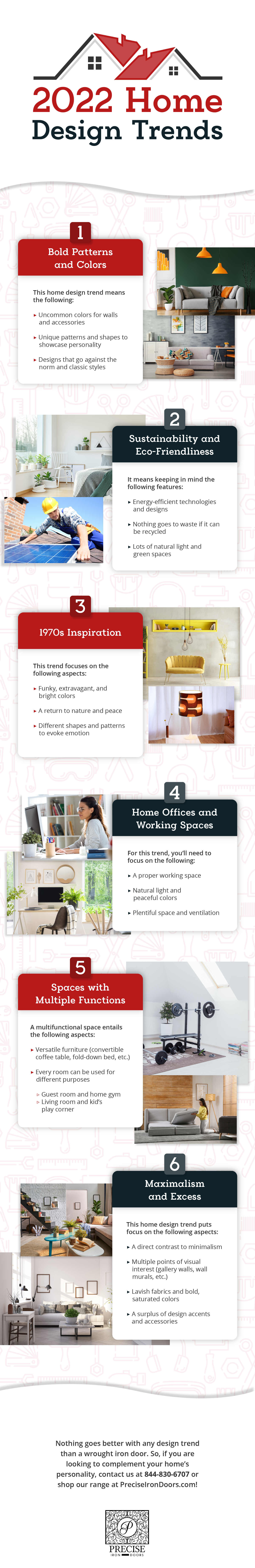 2022 Home Design Trends Infographic
