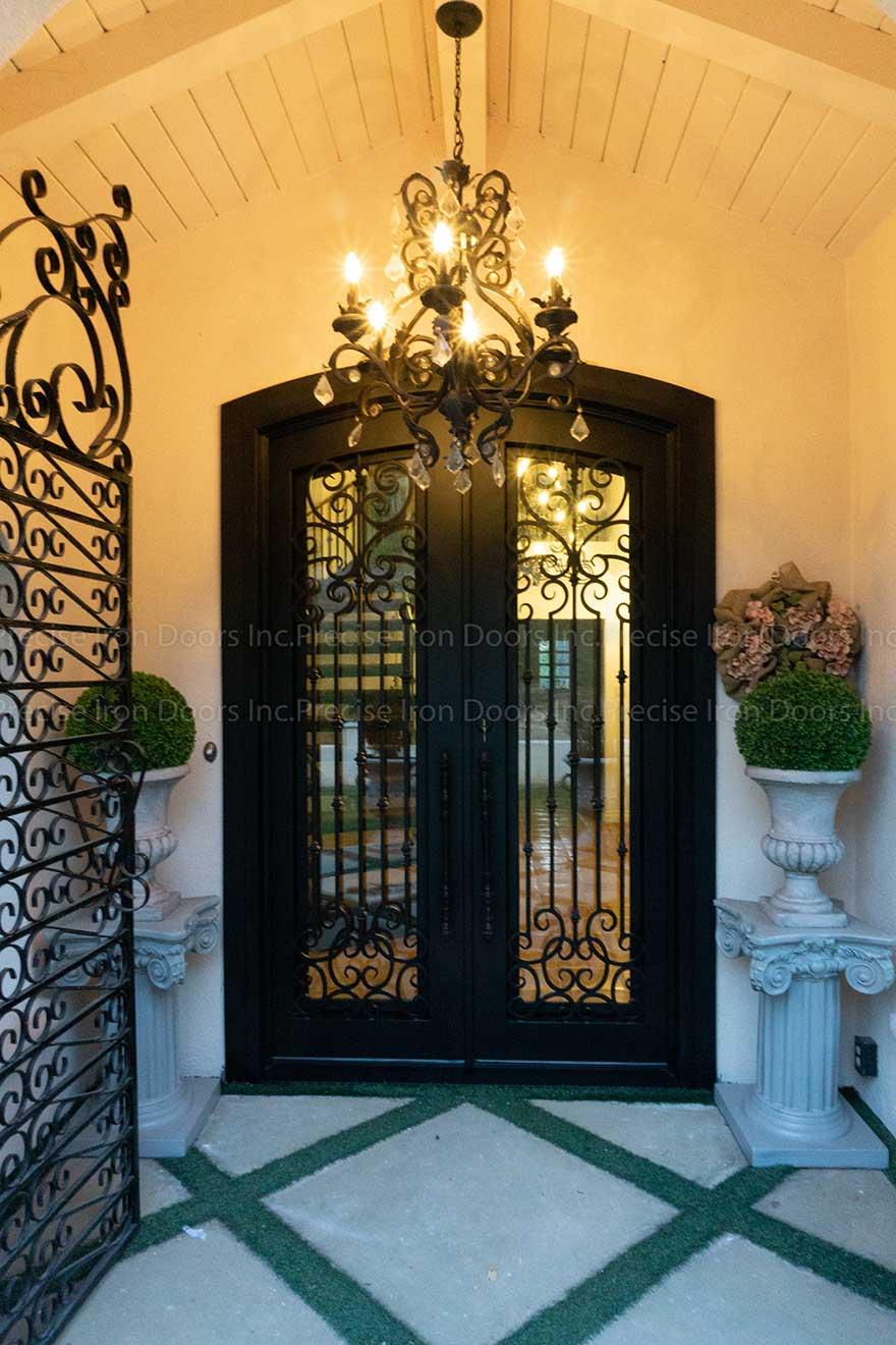 Connecticut Wrought Iron Front Entry Doors