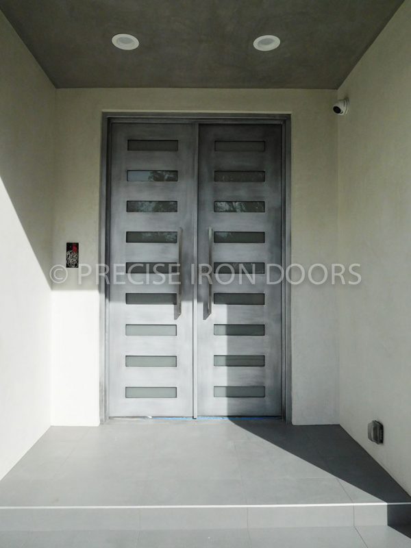 Entrance iron door of a house