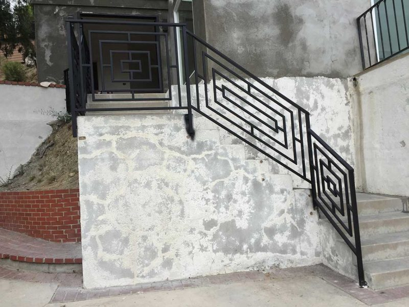 Custom deck railing by Precise Iron Doors